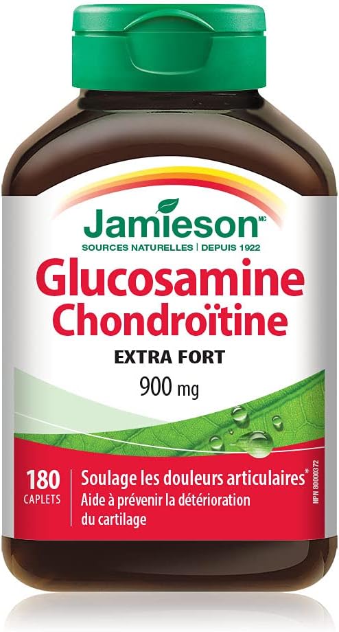 Glucosamine Chondroitin 900 mg | Jamieson™ | 90 or 180 Caplets