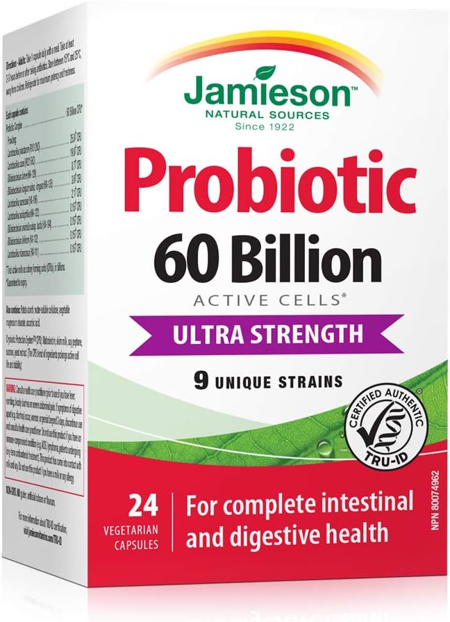 Probiotic Ultra Strength | Jamieson™ | 24 Vegetarian Capsules