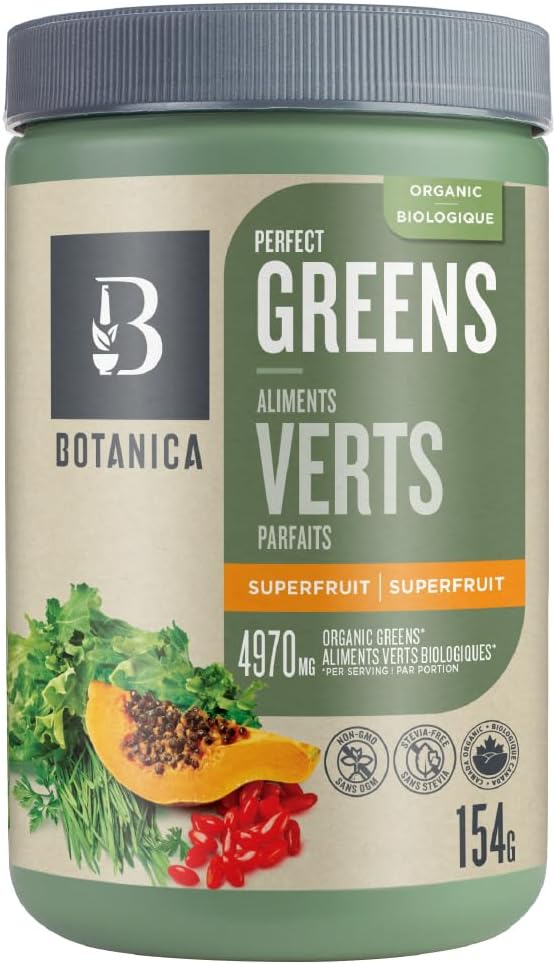 Perfect Greens Powder | Botanica | Various Flavor and Size