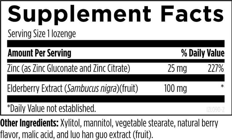 Immuno-Zn™ Lozenge | Designs for Health® | 90 Lozenges