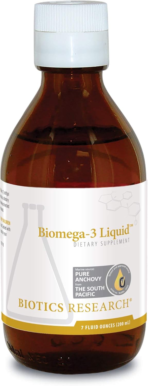 Biomega-3 Liquid (Marine Lipid) | Biotics Research® | 6.76 fl. oz. (200 mL)