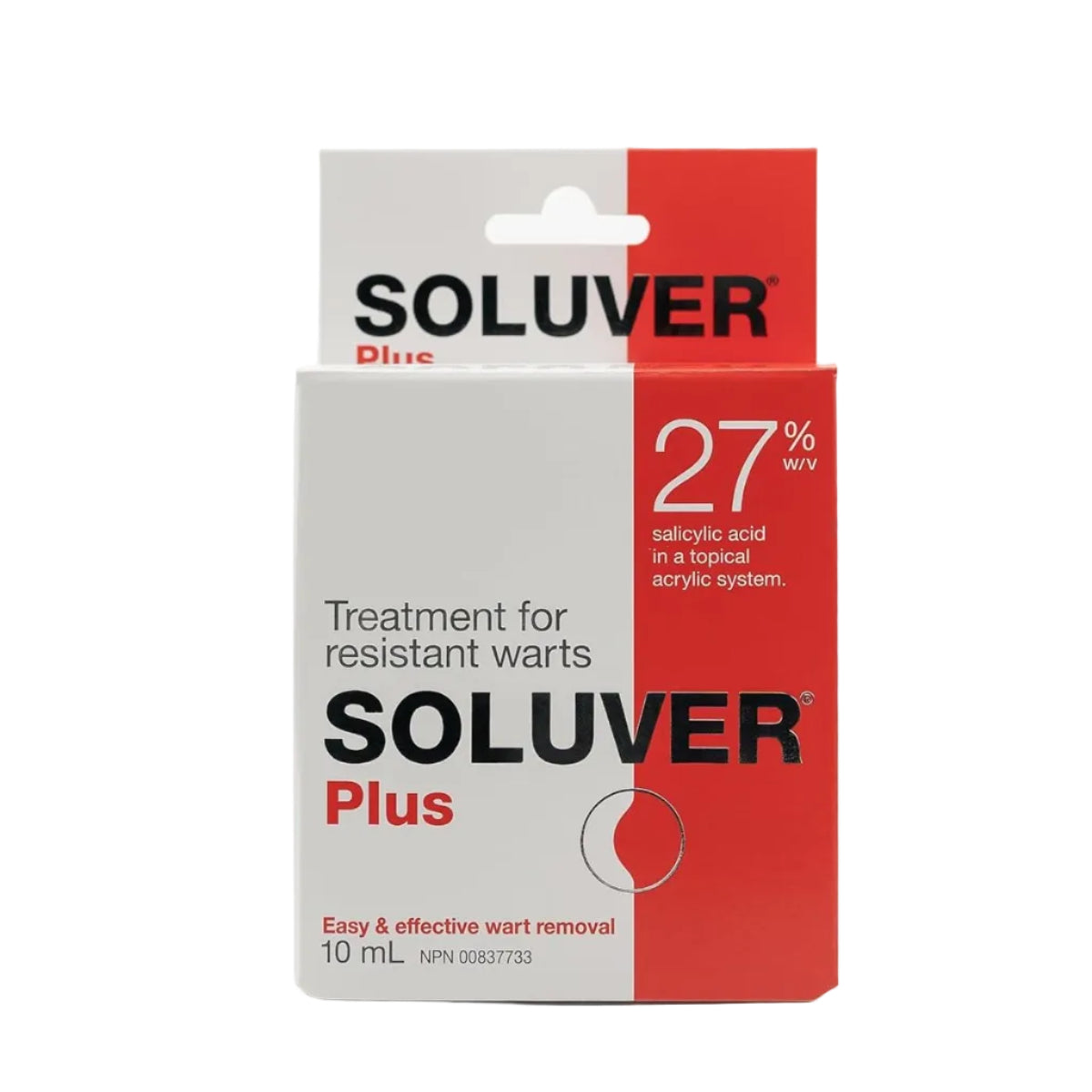 Soluver Plus by Dermtek Pharma – Maximum Strength Wart Removal Treatment | 10 mL