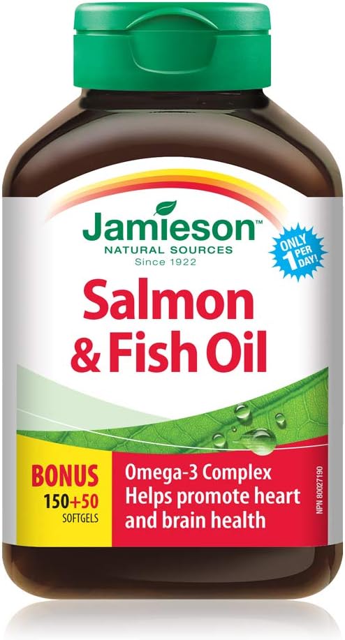 Salmon & Fish Oil | Jamieson™ | 200 Softgels