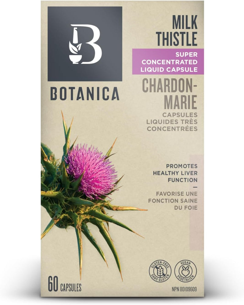 Milk Thistle Liquid | Botanica | 60 Capsules