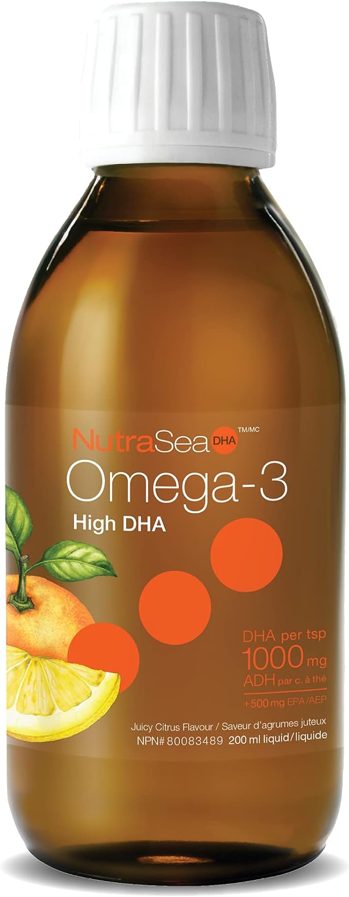 Omega-3 High DHA| NutraSea® DHA™ | 6.8 fl oz (200 mL)