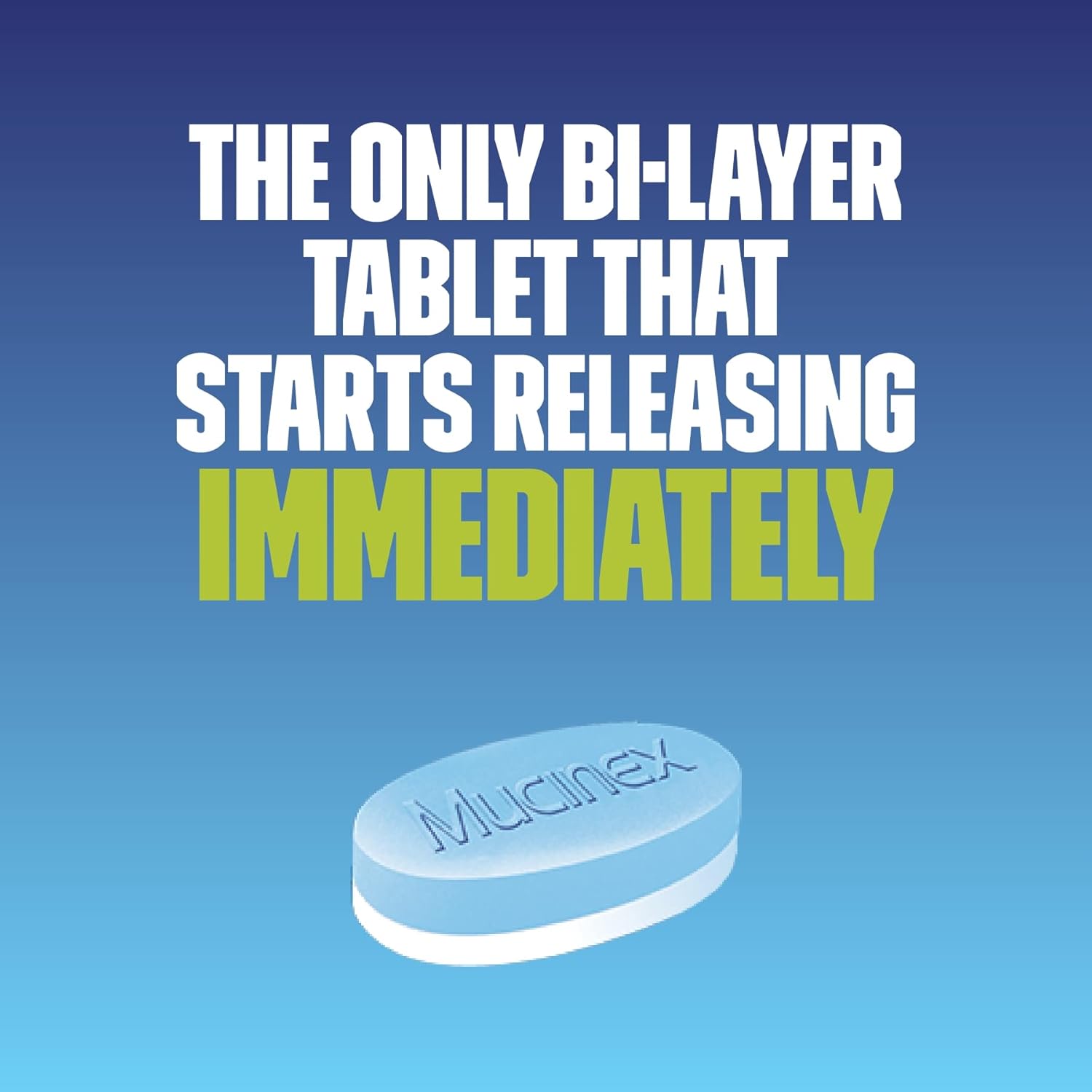 Chest Congestion, 12 Hour Extended-Release Bi-Layer Tablets, Expectorant | Mucinex® | 20 OR 40 Tablets