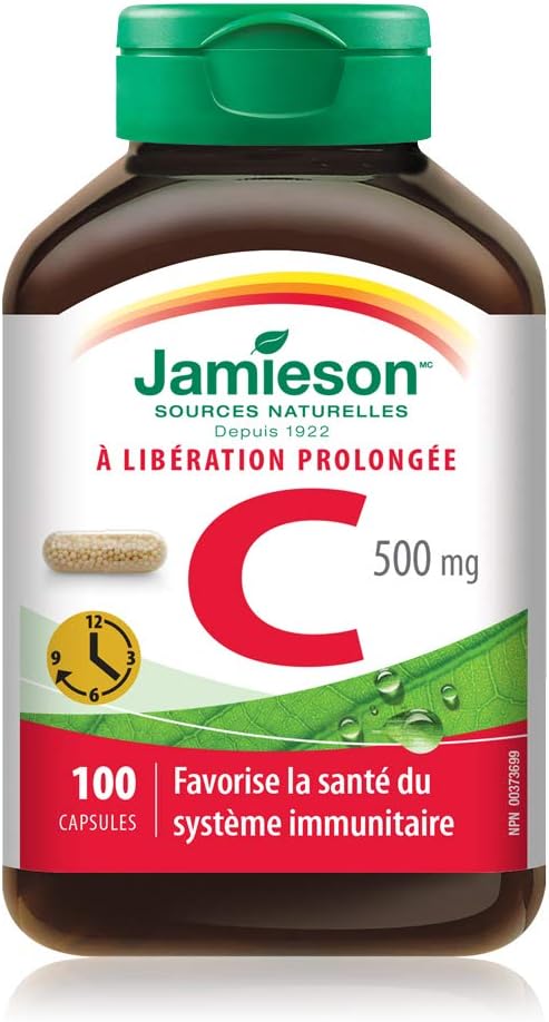 Vitamin C 500 mg Timed Release | Jamieson™ | 100 Capsules