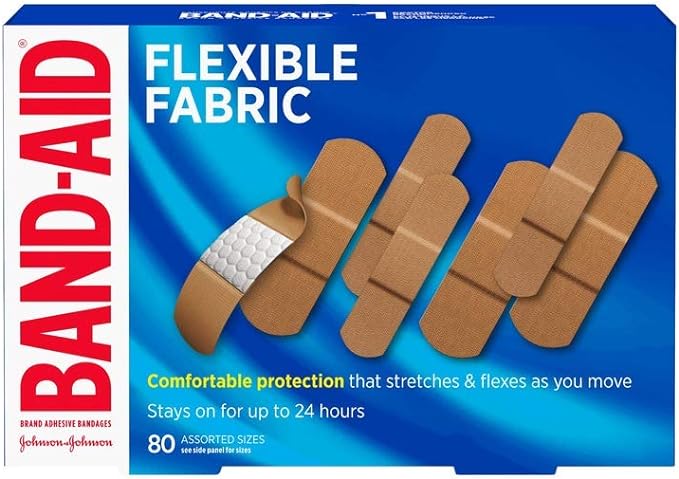 Flexible Fabric Bandages Value Pack | Band-Aid® | 80 Count