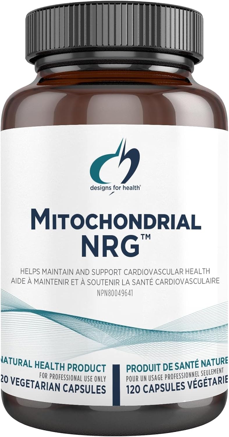 Mitochondrial NRG™ | Designs for Health® | 120 Vegetarian Capsules