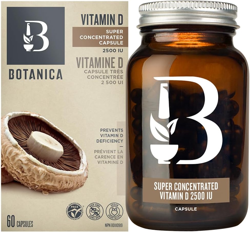 Super Concentrated Vitamin D | Botanica | 60 Capsules