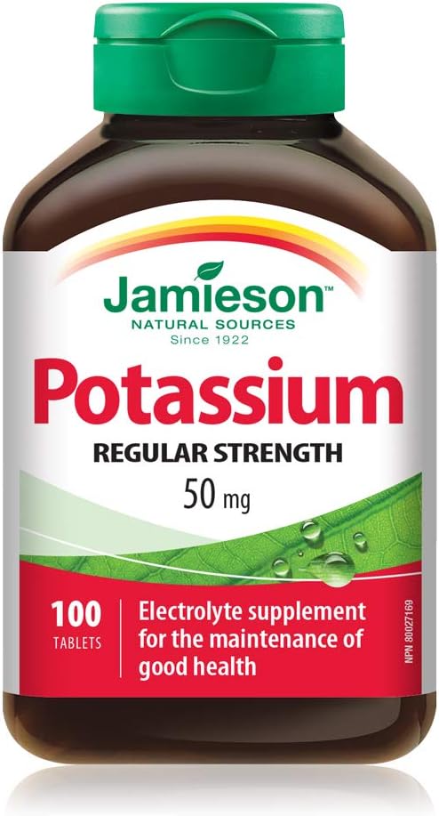 Potassium | Jamieson™  | 100 Tablets