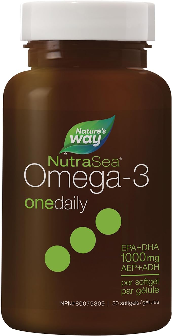 Omega-3 One Daily Liquid Gels, Fresh Mint  | NutraSea® | 30 Softgels