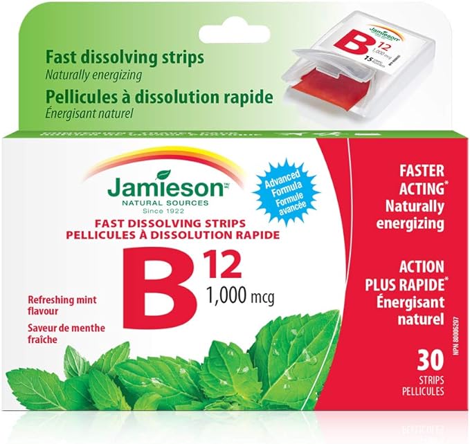 Vitamin B12 Strips  | Jamieson | 30 Strips