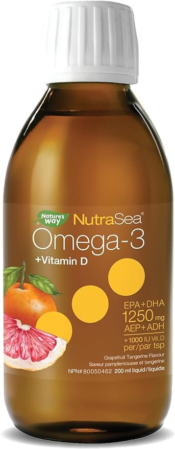 Omega-3 + Vitamin D | NutraSea® | 6.8 fl oz (200 mL)