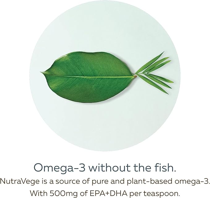 Plant-Based Omega-3 Lemon | NutraVege™ | 6.8 fl oz (200 ml)