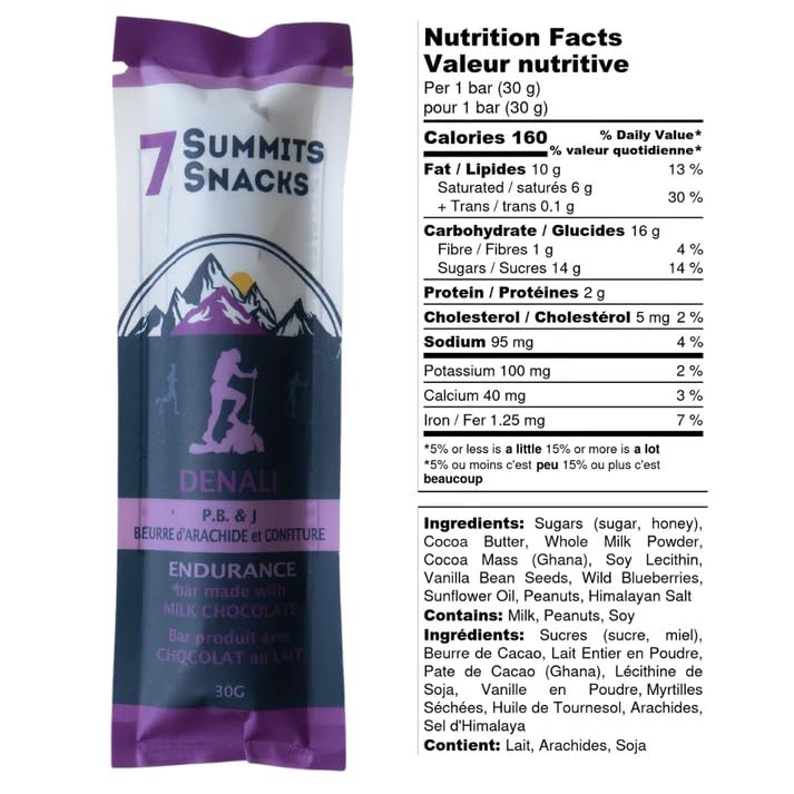 7 Summits Snacks - Denali Endurance Bar (30g)