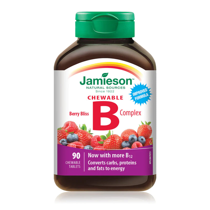 Vitamin B Complex | Jamieson™ | 90 Chewable Tablets
