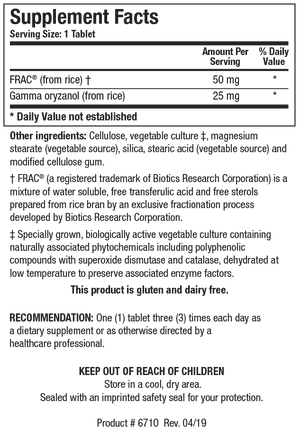 Gammanol Forte™ | Biotics Research® | 90 Tablets