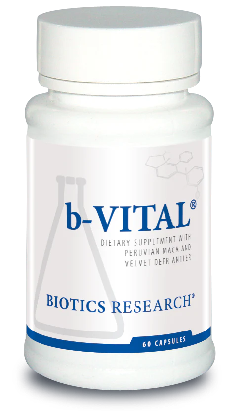 b-Vital (Augments Testosterone) | Biotics Research® | 60 Capsules