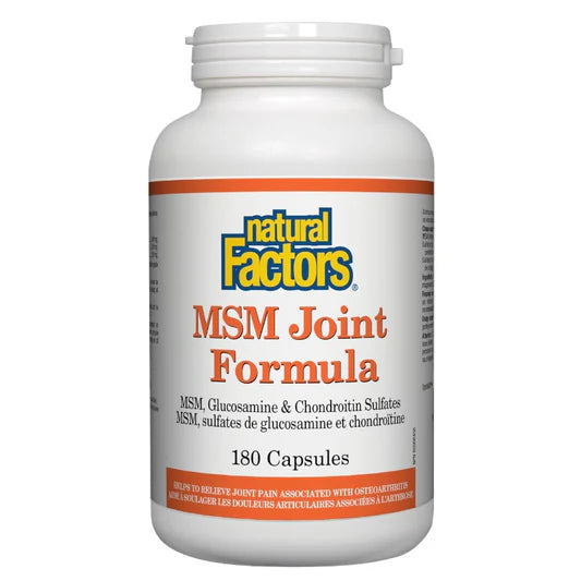 MSM Joint Formula | Natural Factors® | 180 or 240 Capsules