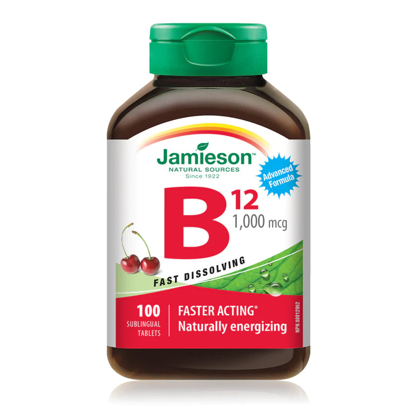 Vitamin B12 (Fast-Dissolving) |  Jamieson™ | 100 or 150 Sublingual tablets