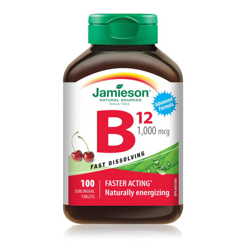 Vitamin B12 Fast-Dissolving | Jamieson™ | 100 Tablets