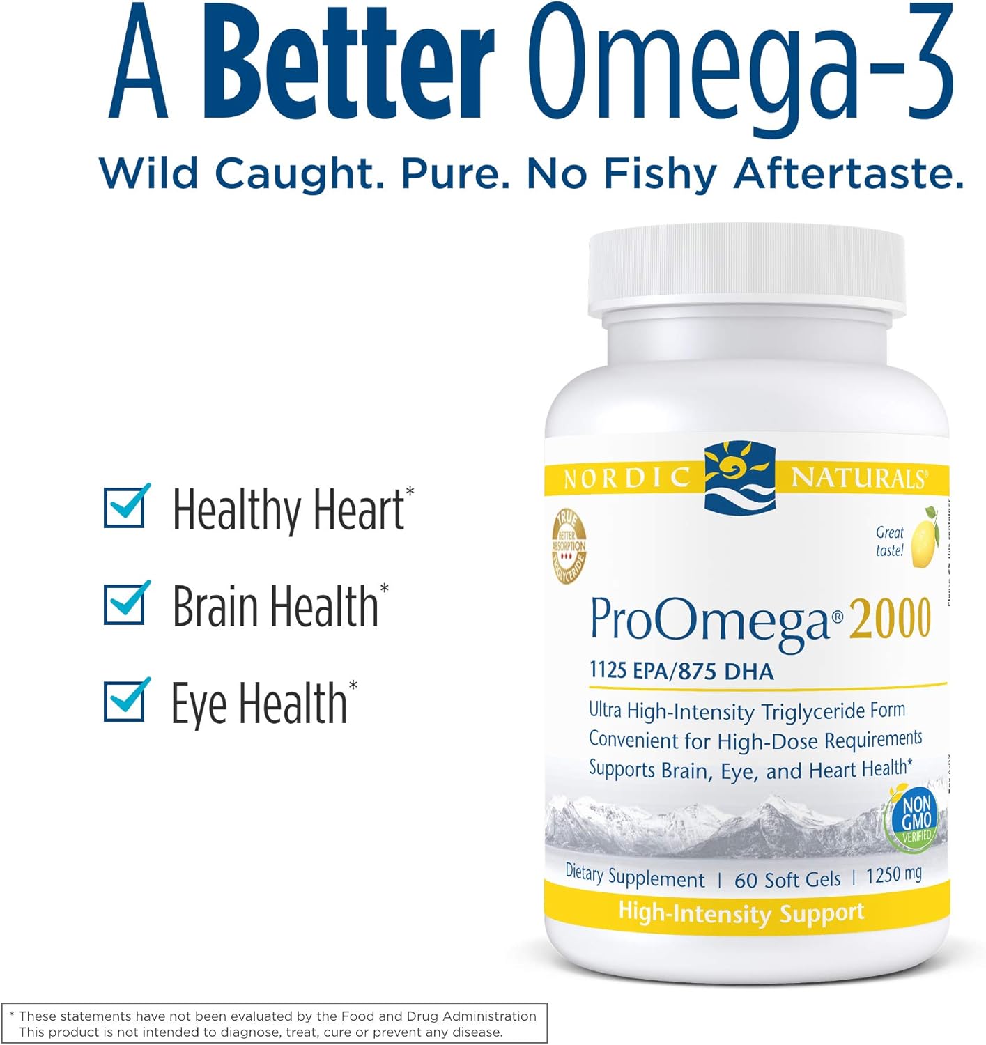 ProOmega® 2000  | Nordic Naturals® | 60 Softgels