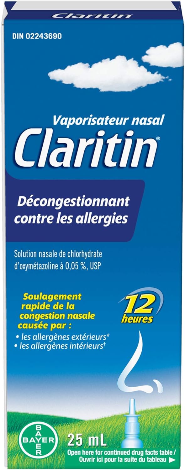 Allergy Decongestant Nasal Spray | Claritin® | 25 mL