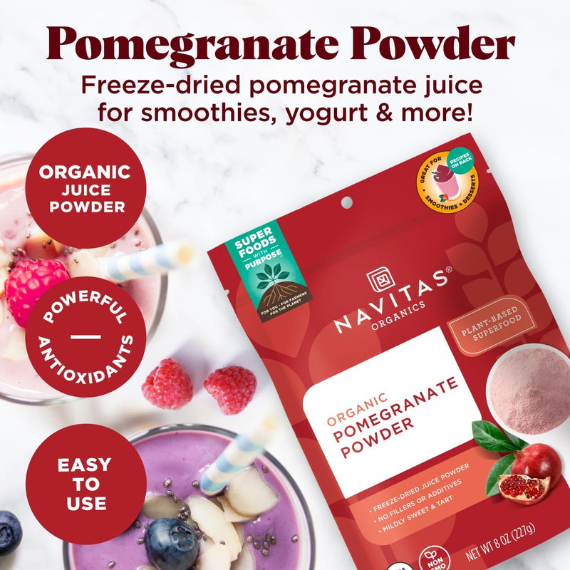 Organics Pomegranate Powder| Navitas Organics | 227g