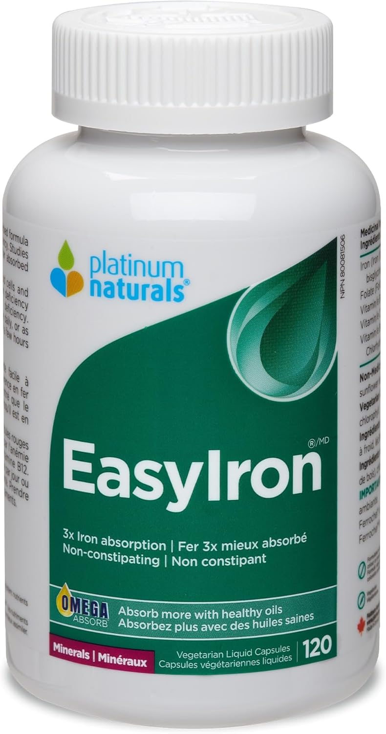 EasyIron | Platinum Naturals® | 60 or 120 Capsules