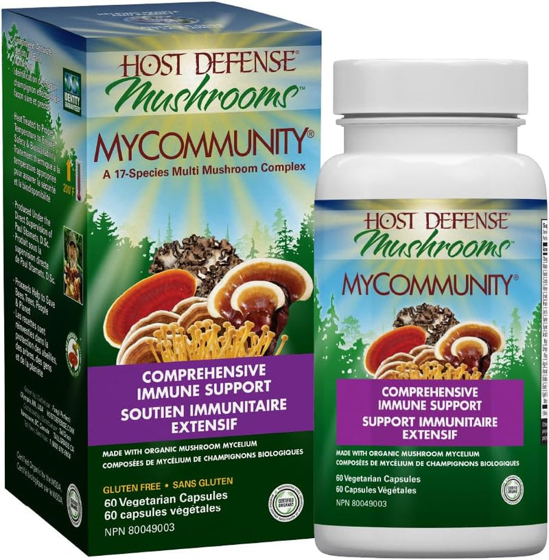 MyCommunity Capsules | Host Defense® Mushrooms™ | 30 OR 60 OR 120 Capsules