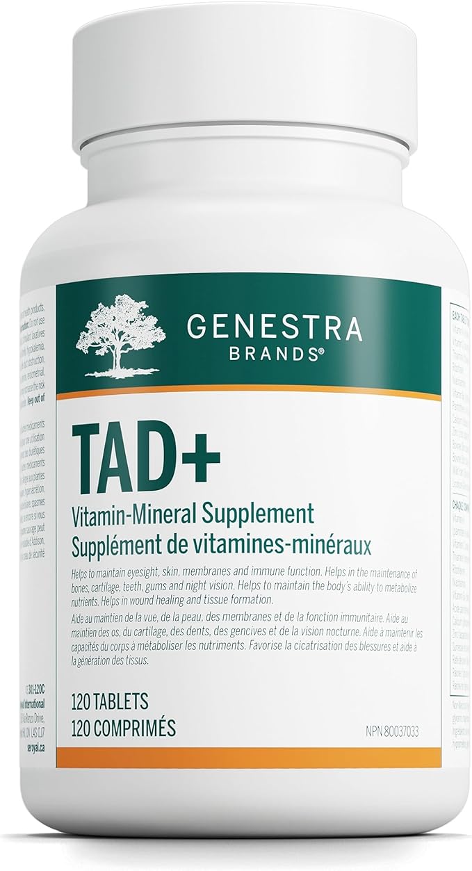 TAD+ | Genestra Brands® | 60 or 120 Tablets