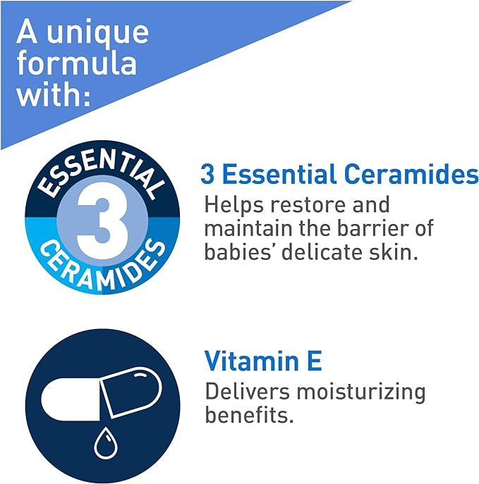 Baby Wash & Shampoo  | Cerave® | 237 ml or 473 ml