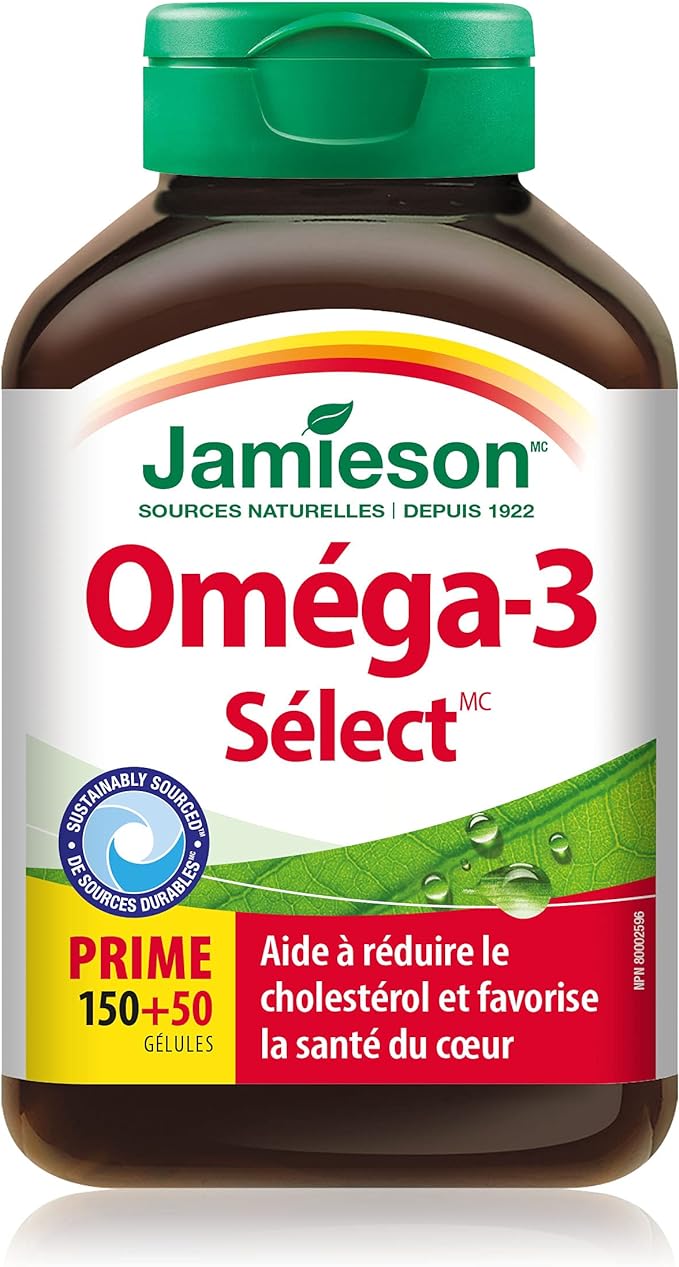 Omega-3 Select™ | Jamieson™ | 200 Softgels