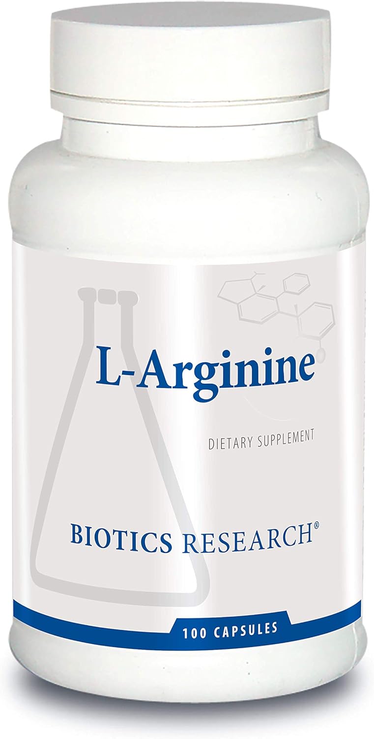 L-Arginine | Biotics Research® | 100 Capsules