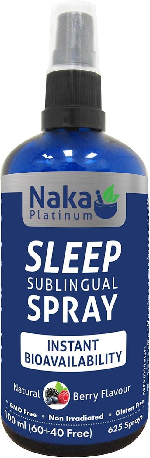 Platinum Sleep Sublingual Spray | Naka Platinum | BONUS Size 60+40 FREE
