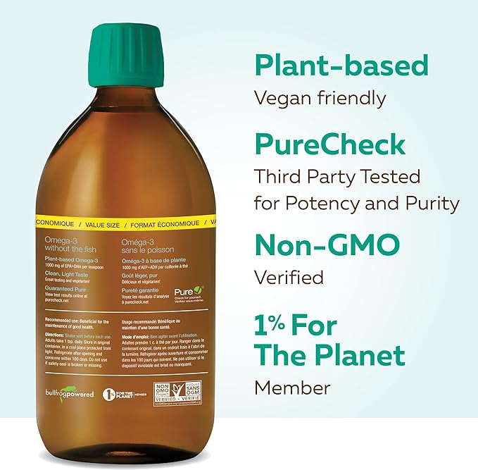 Plant-Based Omega-3 Extra Strength | NutraVege™ | 16.9 fl oz (500 mL)