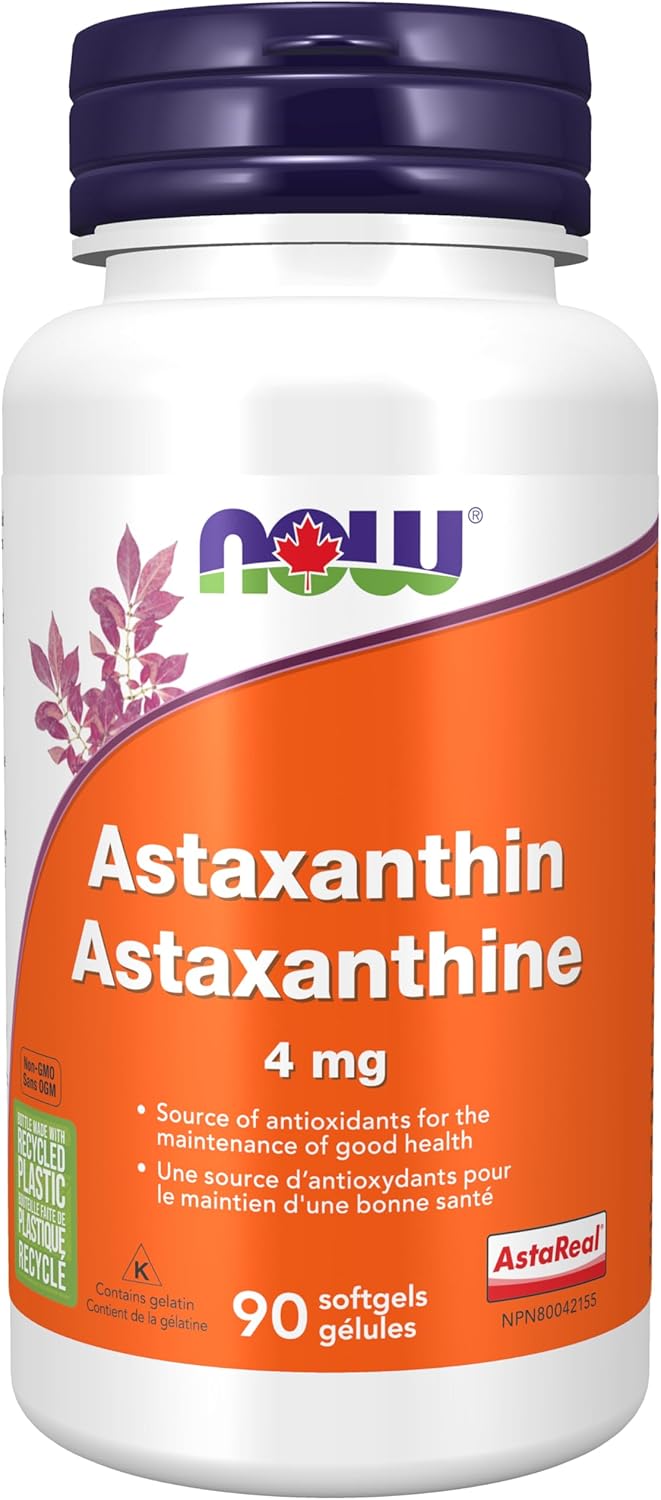 Astaxanthin | NOW® | 60 or 90 Vegetarian Softgels