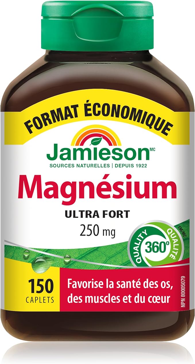 Magnesium Ultra Strength | Jamieson™ | 90 or 150 Caplets