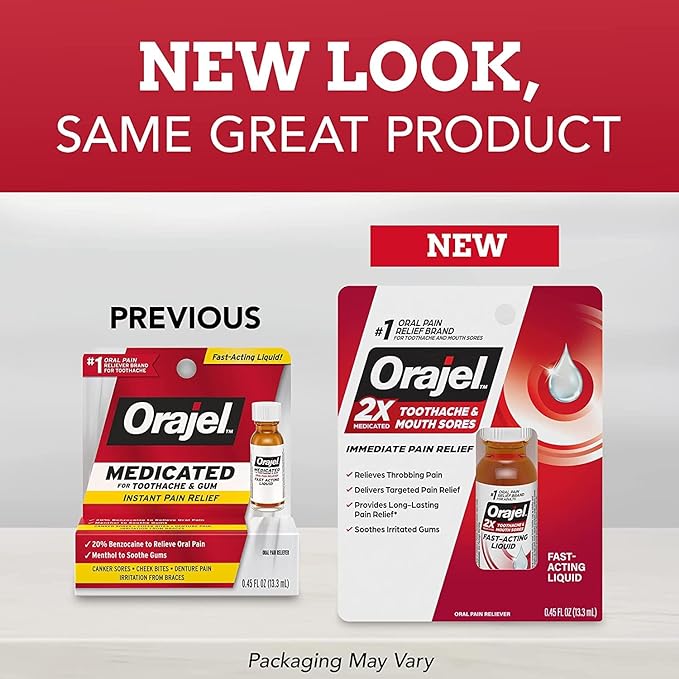 Maximum Toothache Relief Liquid | Orajel™ | 13 mL