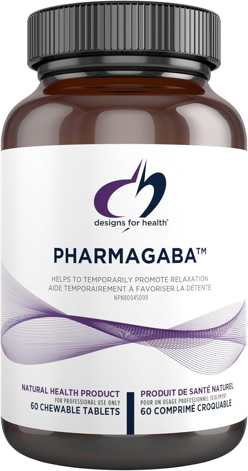 PharmaGABA™ | Designs for Health® | 60 Chewable Tablet