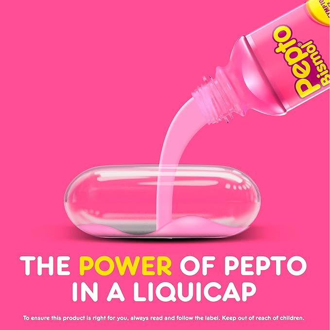 Pepto Liquicaps™ | Pepto Bismol® | 12 Capsules