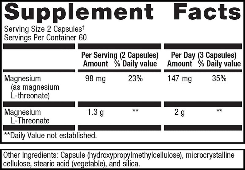 Mag L-Threonate | Metagenics® | 120 Capsules