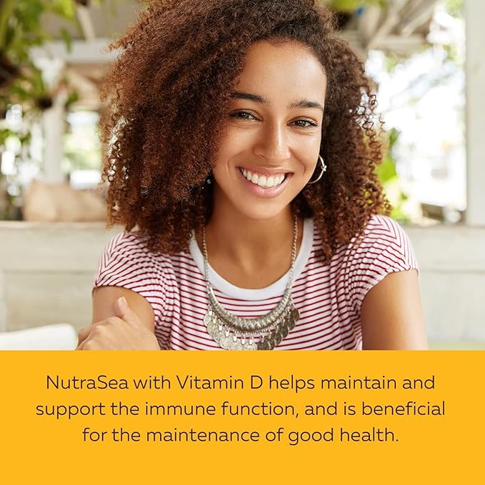Omega-3 + Vitamin D | NutraSea® | 16.9 fl oz (500 ml)