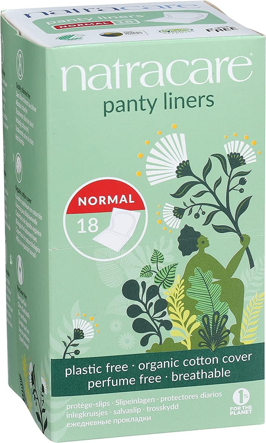 Normal Panty Liners | Natracare® | 18 Count