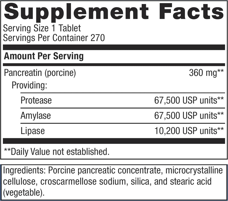 SpectraZyme® Pan 9X | Metagenics® | 90 Tablets