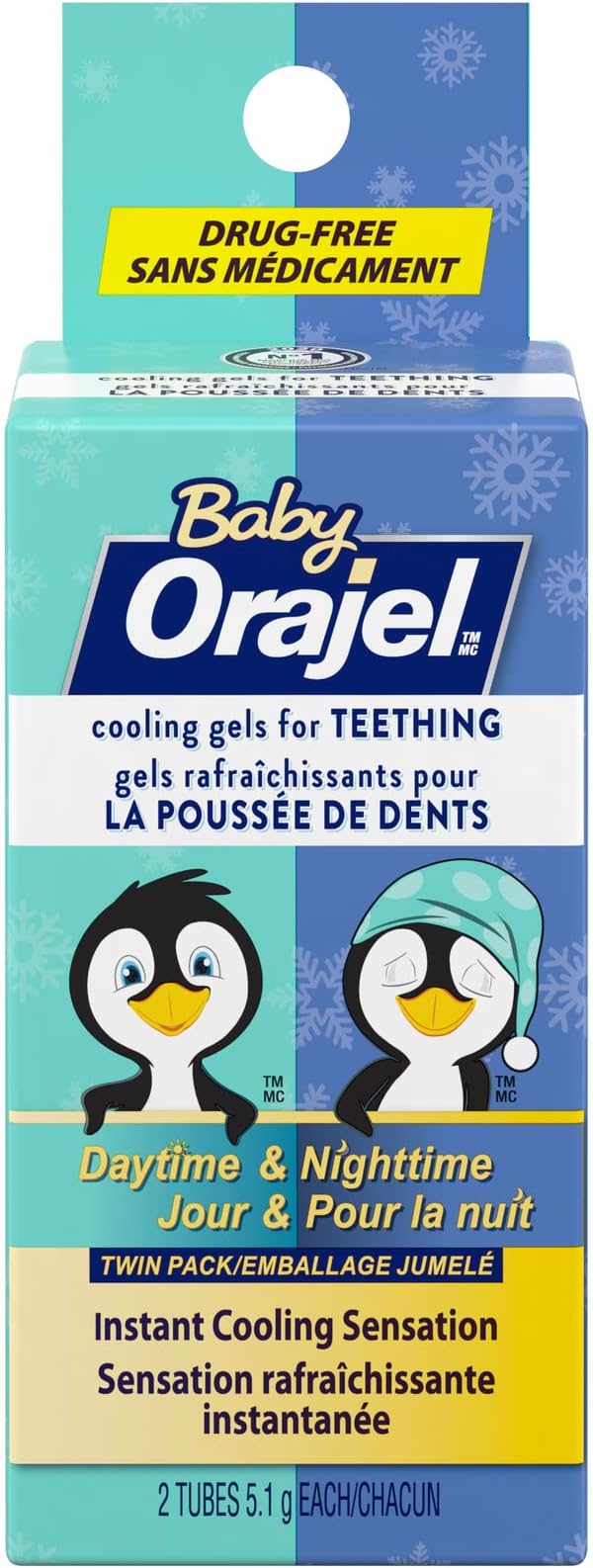 Cooling Gels for Teething | Baby Orajel™ | 2 Tubes x 5.1 gram