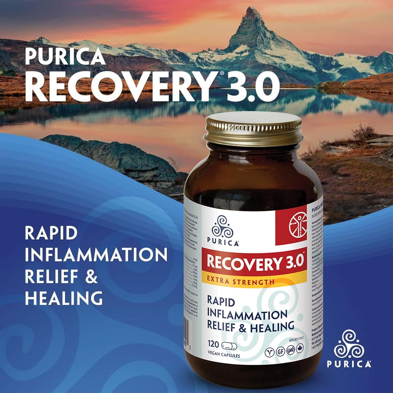 Recovery 3.0 | Purica® | 30 or 120 Capsules