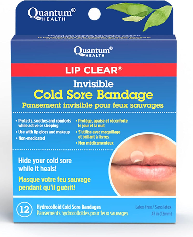 Invisible Cold Sore Bandage | Lip Clear® | 12 Bandages