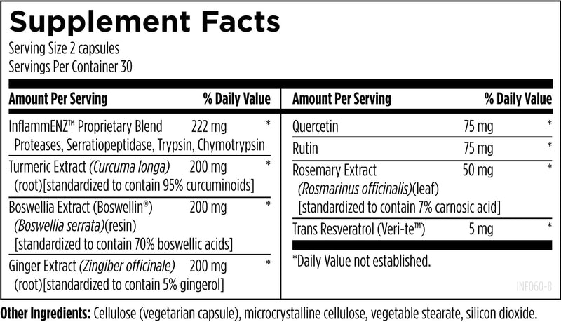 Inflammatone™ | Designs for Health® | 60 Vegetable Capsules